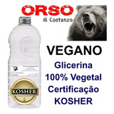 Glicerina Vegetal Bi-destilada Usp Pura Laudo 100% 4l Kosher