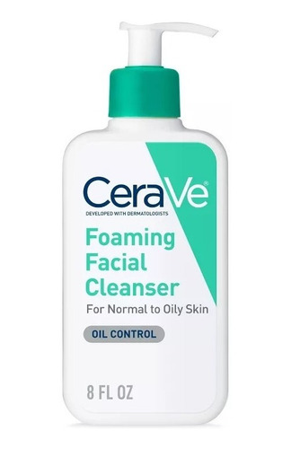 Cerave Foaming Facial Cleanser Gel Limpiador Espumoso 237ml