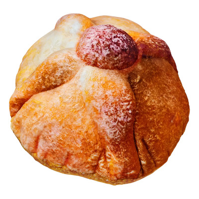 Cojin Decorativo Pan De Muerto Día Muertos Peluche Suave Pan Pan De Muerto | Meses sin interés