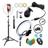 Kit Youtuber Ring Light Gravação Vídeo Acessórios Universal