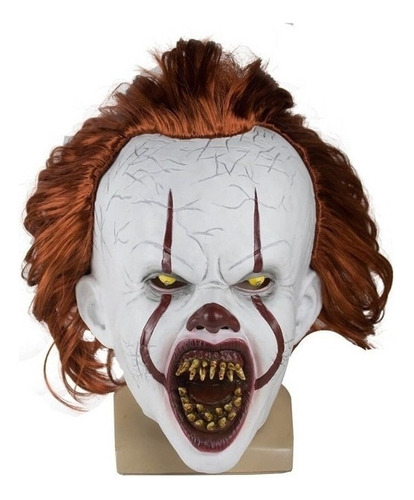 1 Rueda De Halloween Látex Eso El Payaso Pennywise Led