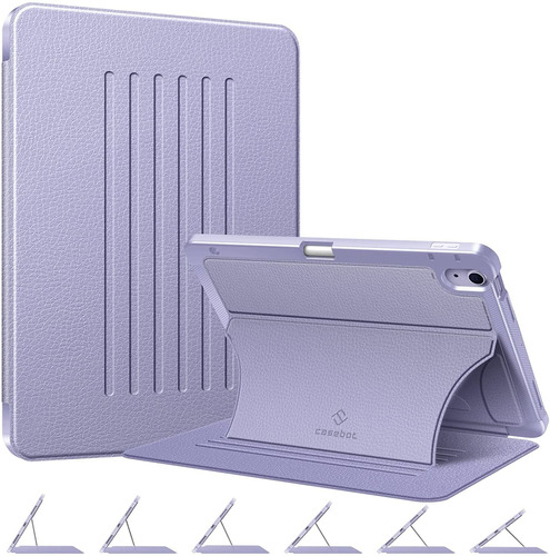 Funda Para iPad Air 5th Gen 10.9 PuLG 2022 Casebot Morado Li