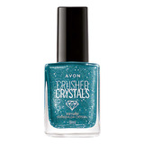 Avon Chushed Crystals Esmalte Esmeralda Crystal 9g