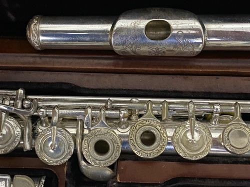 Flauta Transversal Suzuki Pró ( Prata 925)