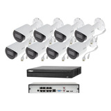 Kit 8 Cámaras Ip 2mp 1080p Starlight Poe Nvr Wizsense Dahua