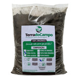 Terra Vegetal 100% Natural Para Plantas Horta Vaso 30kg