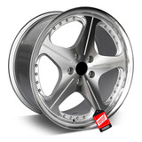 Jogo Roda Vip Car Aro 18x8.5 5x112 Offset 35 Prata