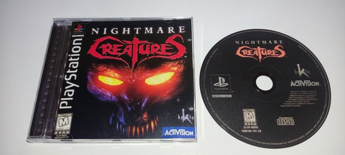 Nightware Creatures  Playstation Patch Midia Prata!