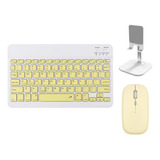 Kit De Teclado, Bluetooth Ratón Teléfono/tablet Soporte