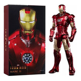 Action Figure Zd Toys Homem De Ferro Iron Man Mark3 Original