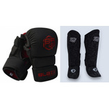 Paquete: Par De Guantes De Mma + Par Espinilleras Legend