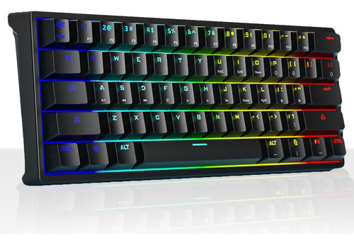 Teclado Mecanico Gamer Barato K620 Switch Blue Leaven Rgb