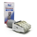 Sello Fechador Manual 5 Mm Ibi Sin Tinta 840452 Color Del Exterior Gris