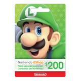 Gift Card $200 Mxn - Nintendo Eshop