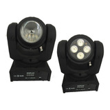 Cabezal Movil Doble Cara Led 4x10w+ Beam Wash Gbr Dmx Audio