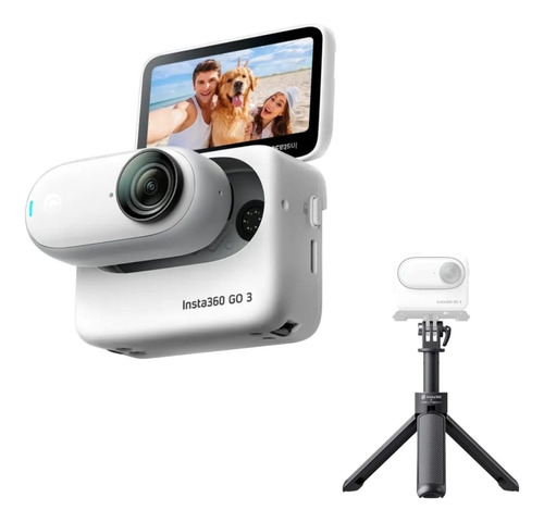 Câmera Insta360 Go 3 128 Gb - Pronta Entrega - Go3 + Tripé 