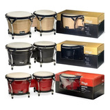 Bongos De Madera Stagg + Llave De Afinar