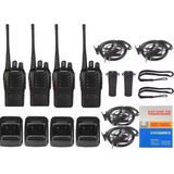 4 Radio Transmisor Portátiles Walkie Talkie Bf-888s Baofeng