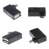 Regalo 4pc Micro Usb 2.0 Otg Host Adaptador W / Usb Para