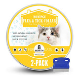 Collar Antipulgas  Collar Para Gatos, Paquete De 2, Prevenci