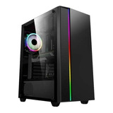 Gabinete Gamer Rgb Atx Hb-037 Atx Tg Fan*1 + Fuente 600w