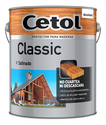 Cetol Classic Satinado Exterior 4 Lts. Akzo - Iacono