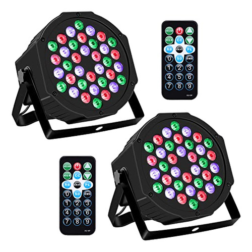 Luz Dj, Hakuta 36 Led Rgb, Activada Por Sonido, Control