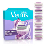 Gillette Venus Breeze, Cartucho De Rastrillo Para Mujer,