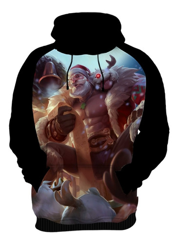 Blusa Moletom Braum Noel Natal League Of Legends Lol Jogos