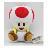 Peluche Toad Rojo  Mario Bross Honguito 