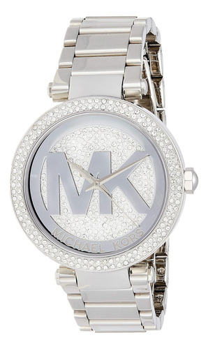 Michael Kors Reloj Parker Para Mujer En Tono Plateado Mk5925