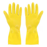  Guantes Látex Amarillo Limpieza Multiuso