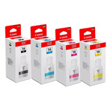 Kit 4 Garrafas Tinta Original Mega Tank Gi-16 Gx6010 Gx7010