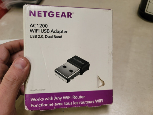 Sealed Netgear Ac1200 Wi-fi Usb 2.0 Mini Adapter For Des Mme