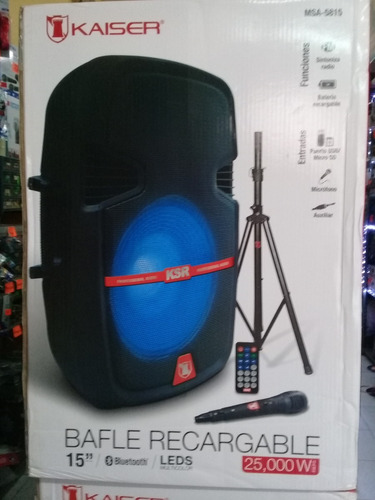 Bafle Ksr 15 Pulgadas Amplificado Modelo De 25000 Watts...!