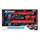 X-shot Skins 4 Lanzadoras Excel Hawk Eye & Micro Blasters  
