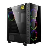 Gabinete Gamer Gamemax Draco Xd Rgb Vidrio Templado Ctman