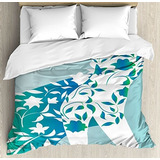 Fundas Para Edredones - Ambesonne Floral Duvet Cover Set, Fa