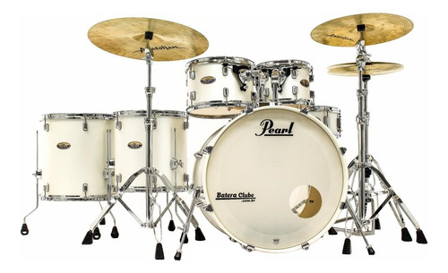 Bateria Pearl Decade Maple Satin Finish White Pearl 22¨,10¨,