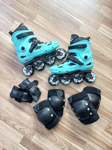 Patines Freeskate Hondar Y Pack De Protecciones Oxelo