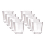 Vaso Plastico Descartable Boyano Octagonal 200cc X 10 Uni