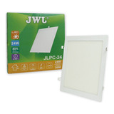 Plafón Led 24w Empotrable Cuadrado Slim Luz Blanca 30 Pz Jwj