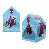 Carpa Casita Infantil Spiderman 103x93x69cms 5506 Color Celeste