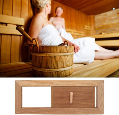 Fdit - Kit De Ventilación De Madera Para Sauna Y Sauna, Con