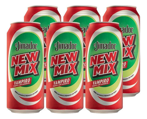 Pack De 6 Bebida New Mix Sangrita Lata 473ml