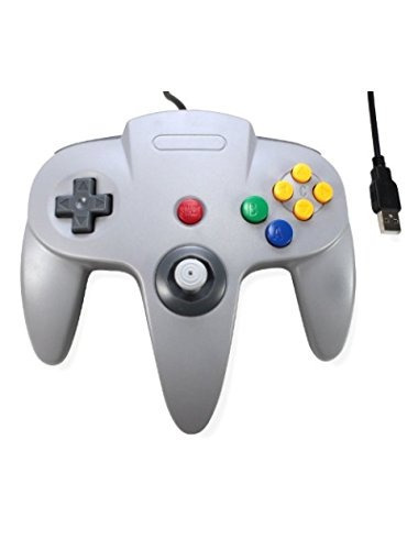 Wired Controller Tercera Partido Clásico De N64 Retro Bit Us