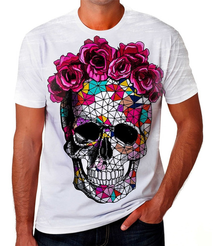  Camiseta Camisa Caveira Mexicana Vida Paz  Envio Rapido 02