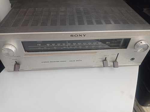 Stereo Receiver 6060f Sony 275w Vintage 