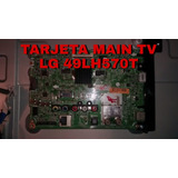 Tarjeta Main Tv LG 49lh570t 