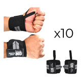 10 Pares Muñequeras Premium Crossfit Gym Gimnasio Pesas